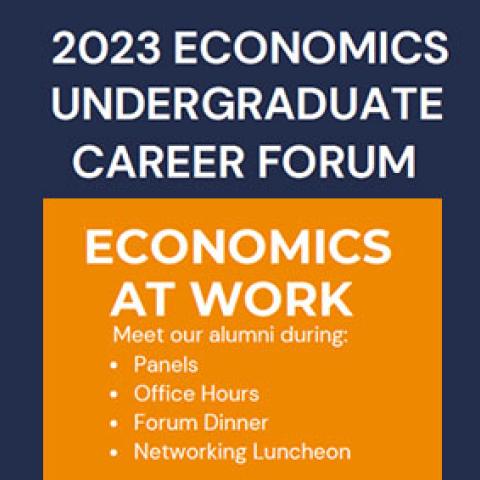 Economics Undergraduate Career Forum 2023 (Students)