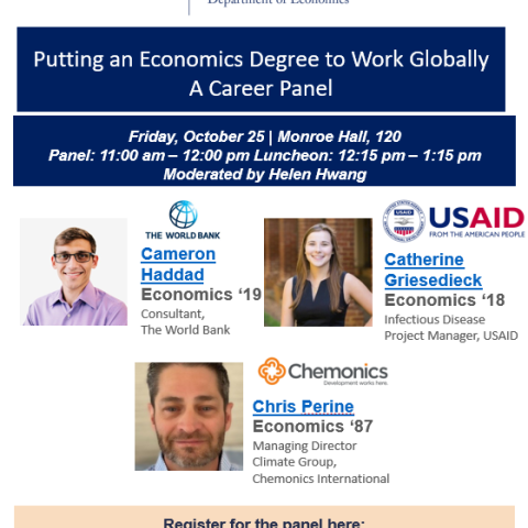 Putting Economics to Work Globally - A Career Panel